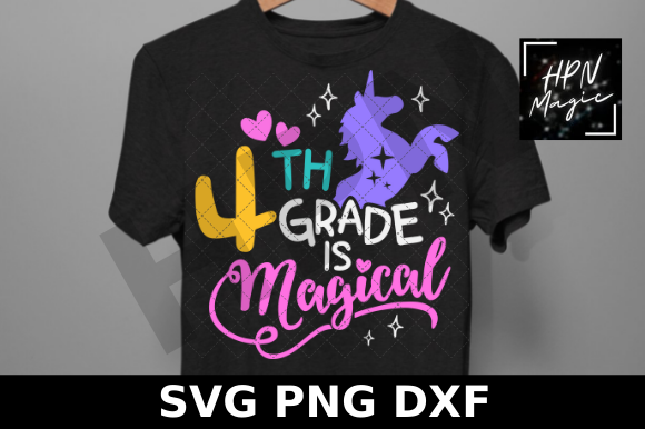 4th Grade is Magical Svg Unicorn SVG Review