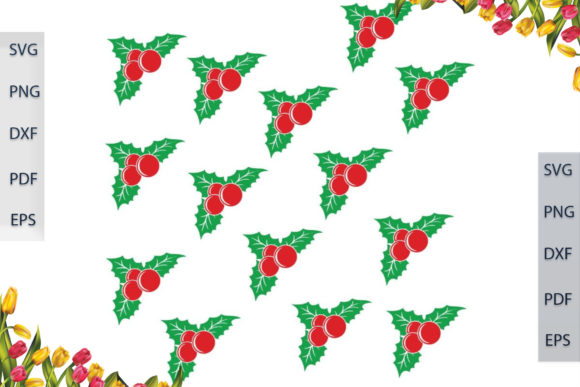 Christmas Mistletoe Pattern SVG Files Review
