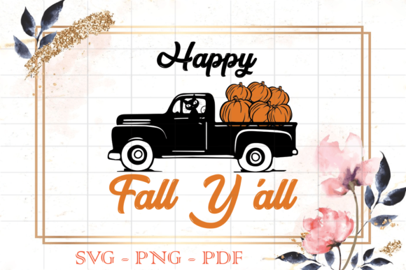 Happy Fall Yall Black Truck SVG Review